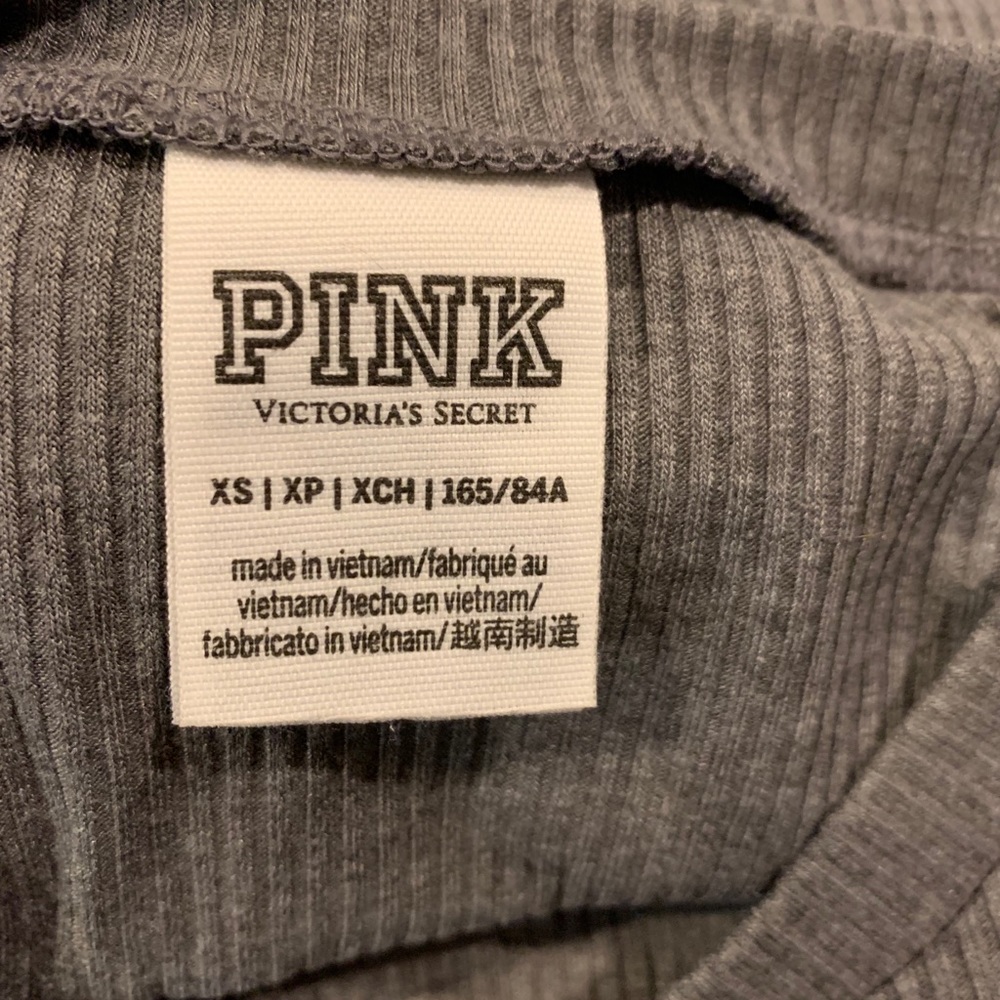 Like New Pink Victoria’s Secret Ribbed Tee Shirt - Picture 5 of 5